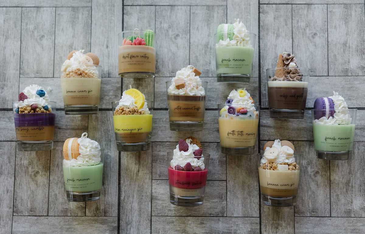 Dessert Candle Banana Cream Pie Soy Tumbler