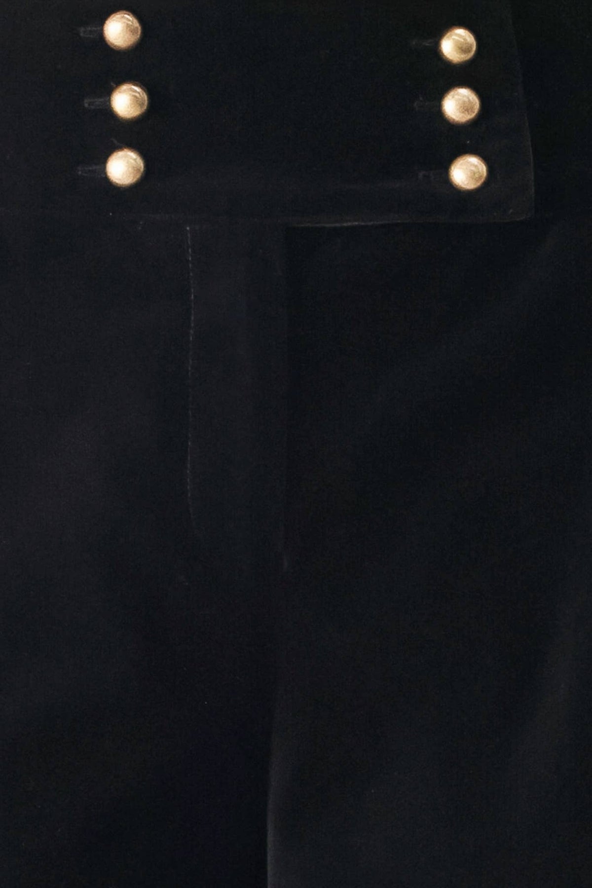 A woven velvet pant