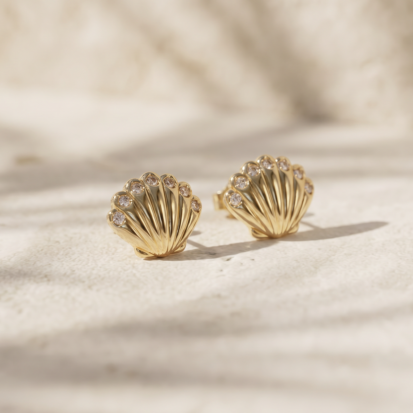 Seashell Spark Studs