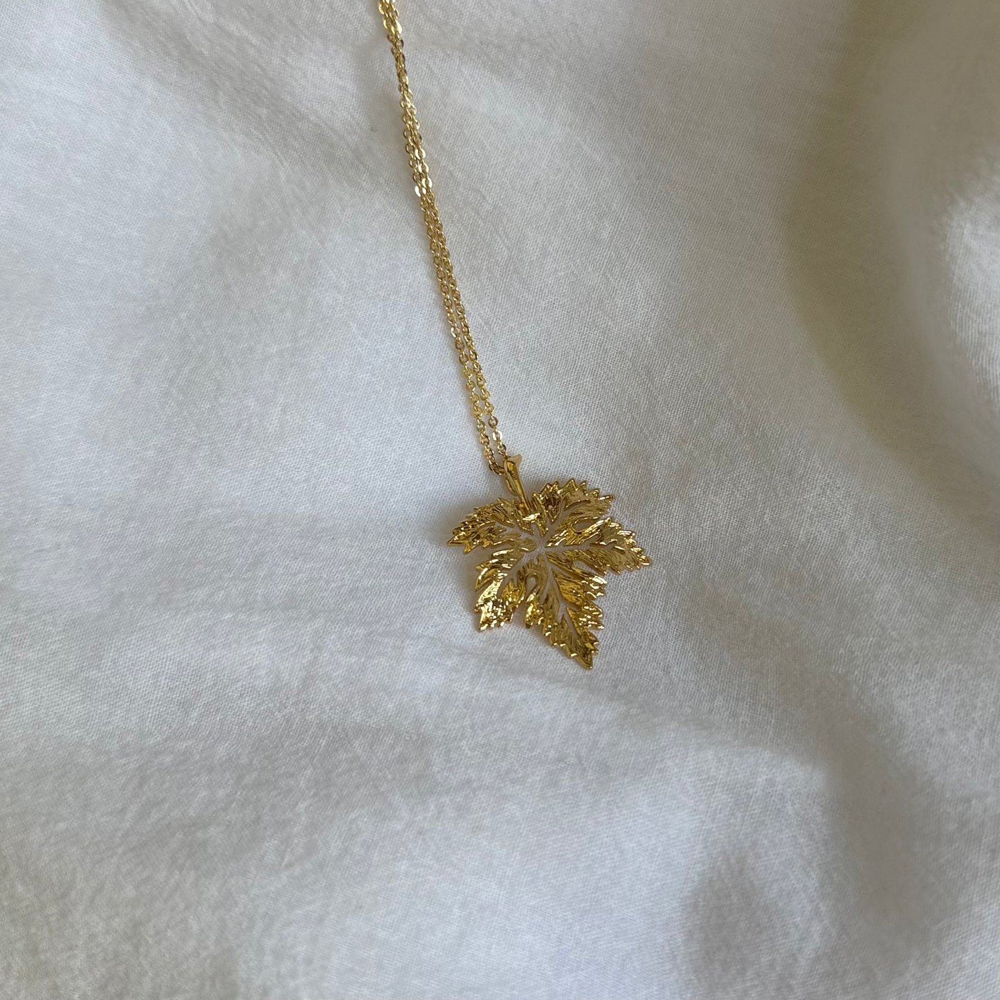 Golden Leaf Necklace