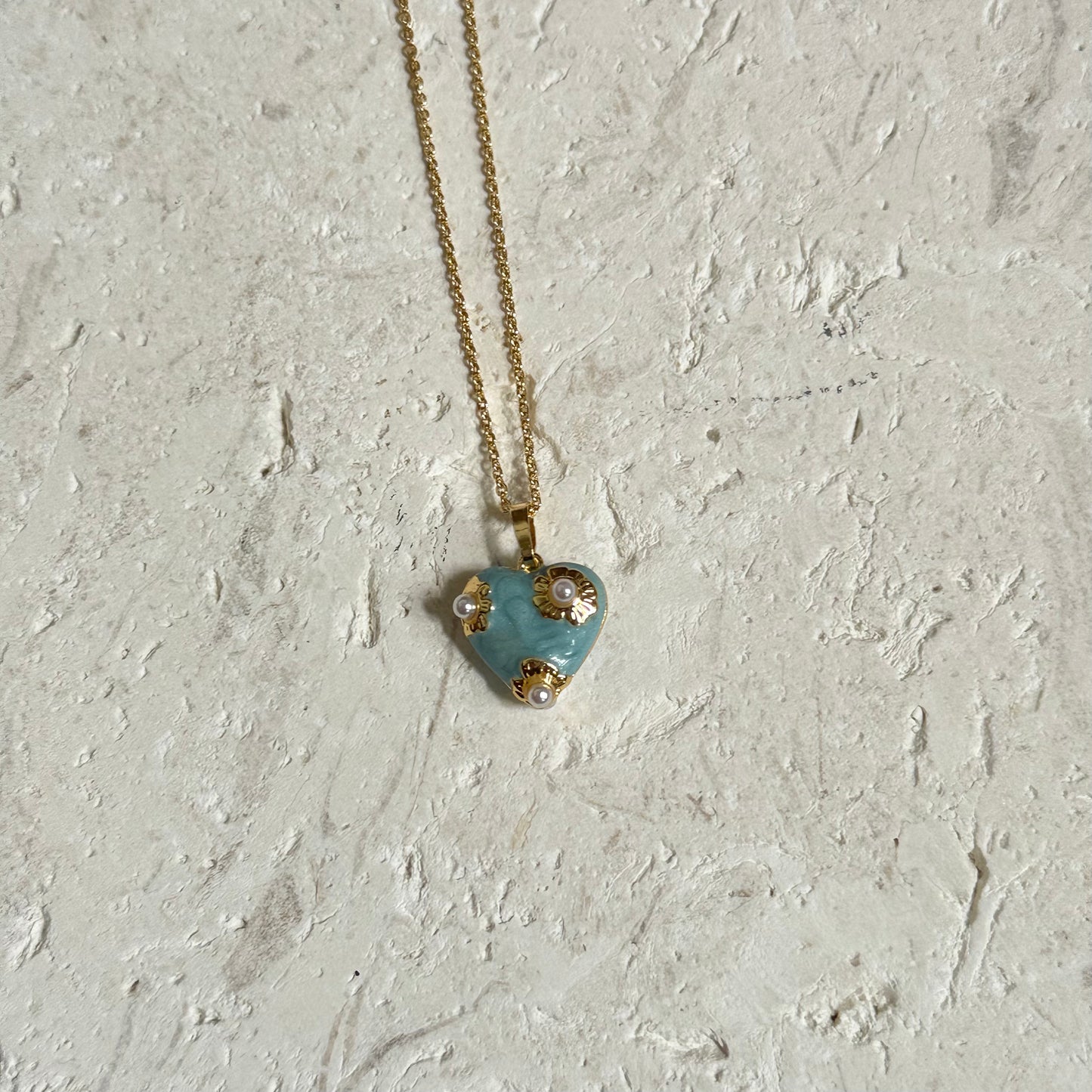 Bluebell Heart Necklace