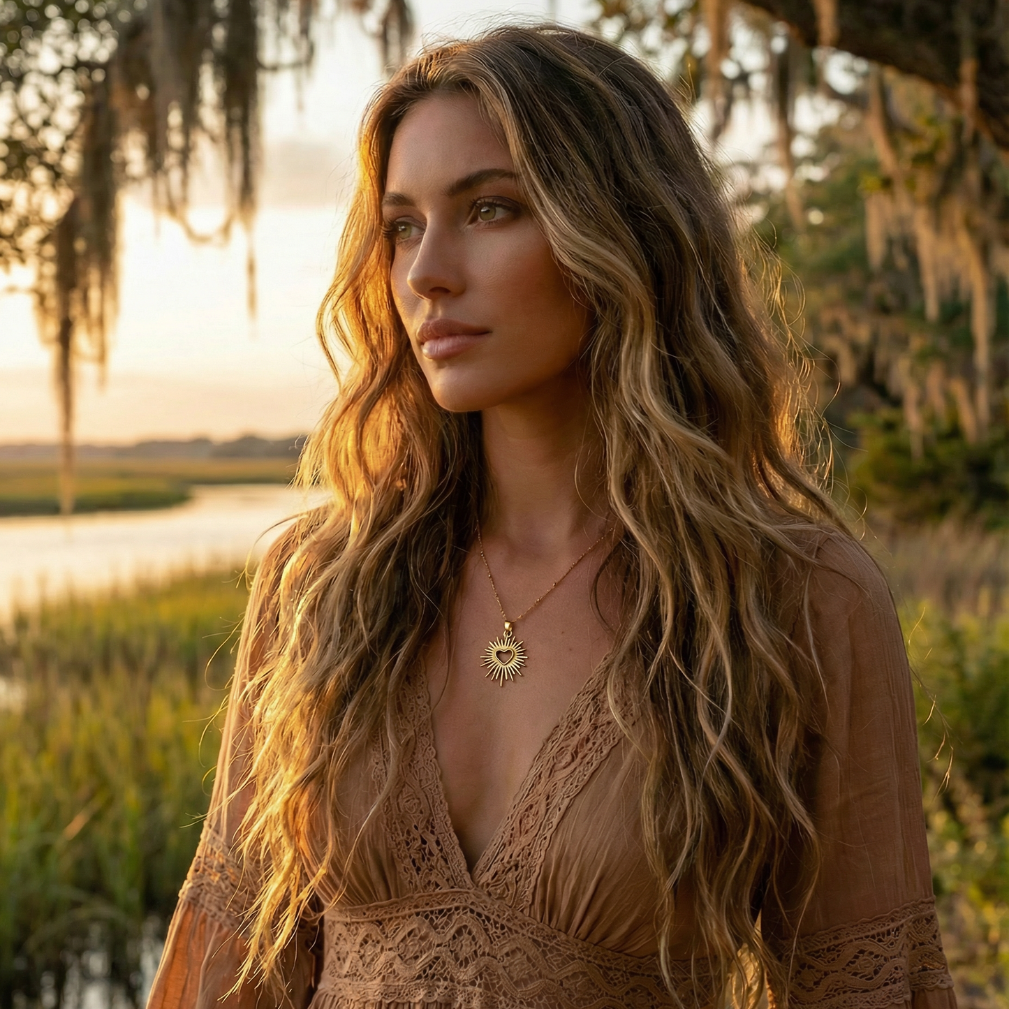 Soleil Heart Necklace