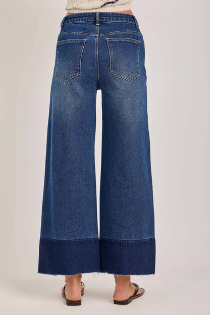 MID RISE WIDE LEG DENIM JEANS FRONT SEAM_JLB80128-01