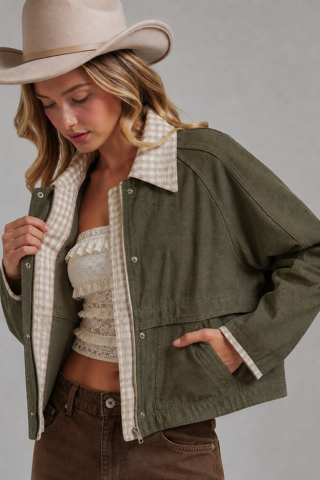 VINTAGE OXFORD CANVAS TWILL FALL JACKET