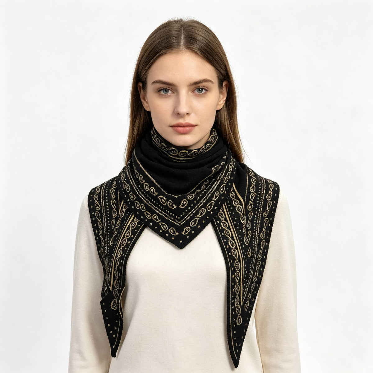 PAISLEY TRIANGLE SCARF, LVSC 292