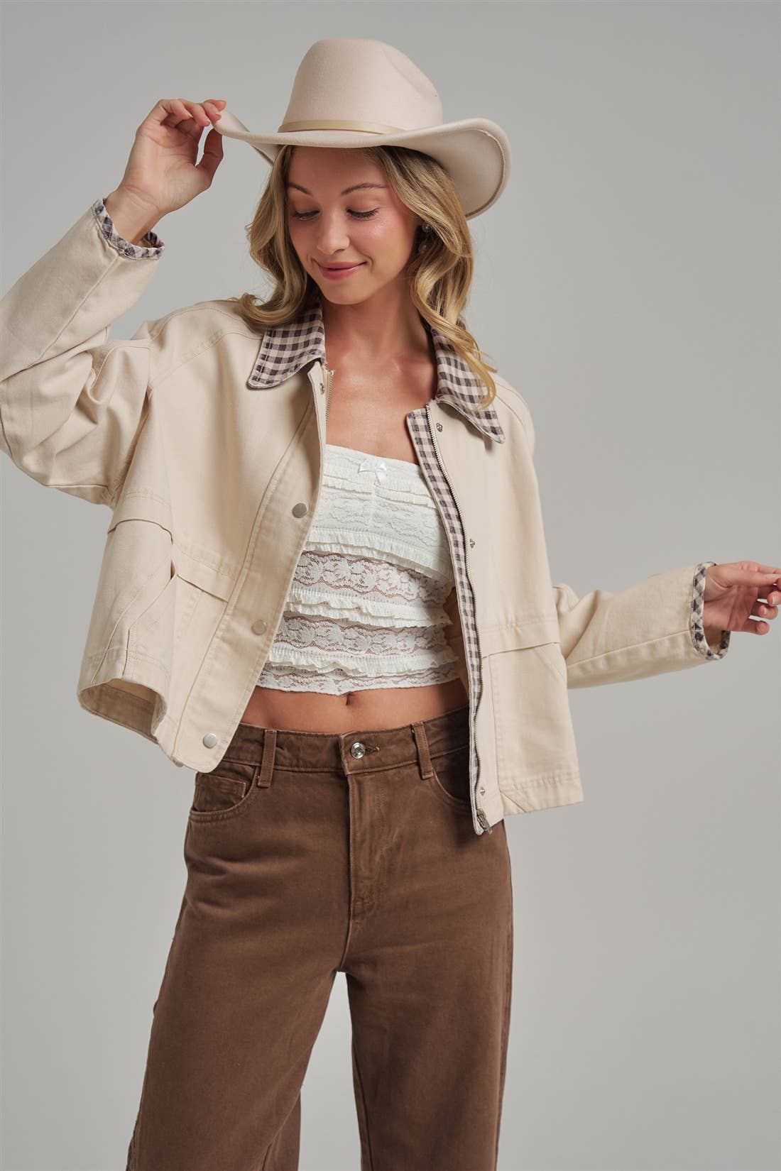 VINTAGE OXFORD CANVAS TWILL FALL JACKET
