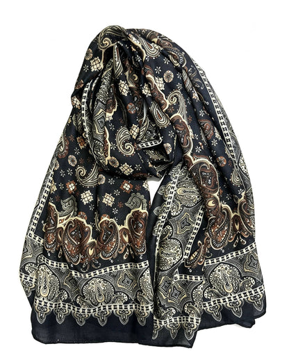 Printed bandana scarf