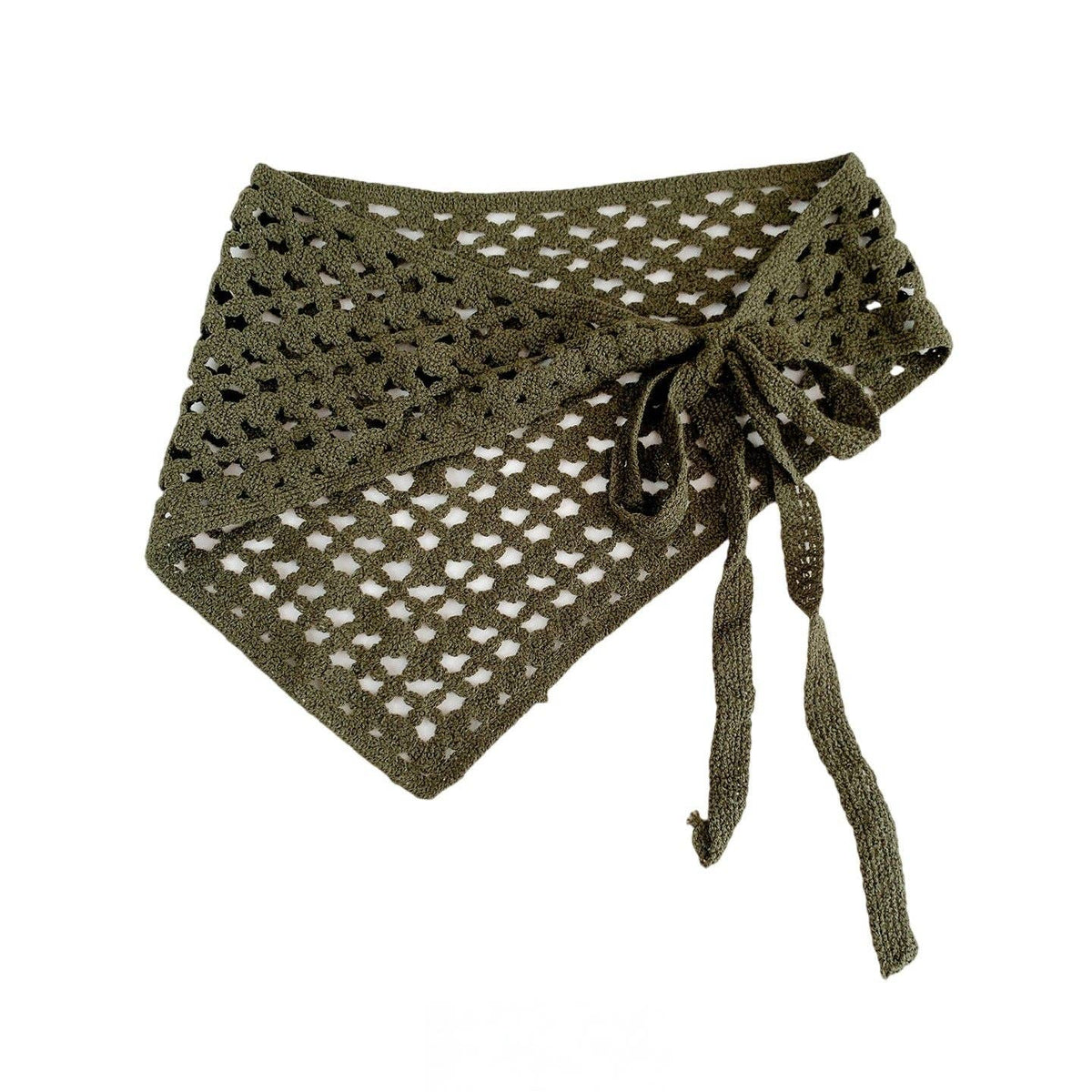 Trendy Solid Color Lace Hollow Scarf
