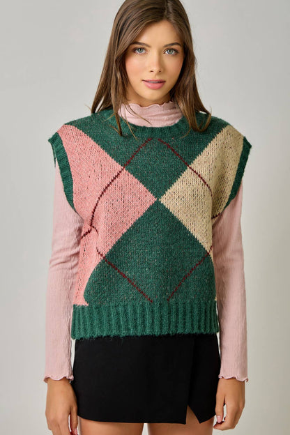 Argyle Sweater Vest