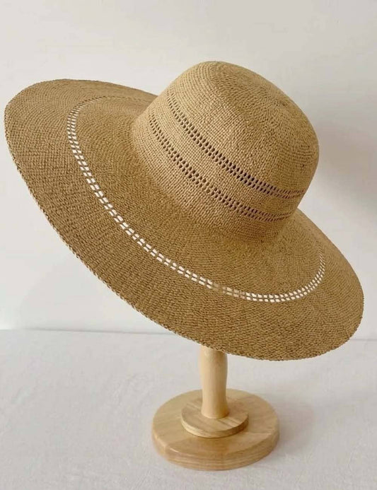 Wide Brim Foldable Sun Straw Hat