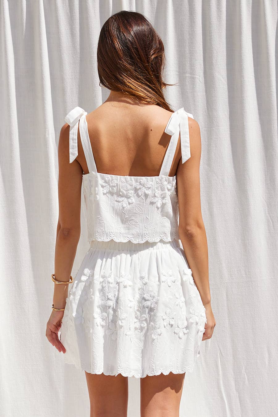 Embroidery Skirt Set