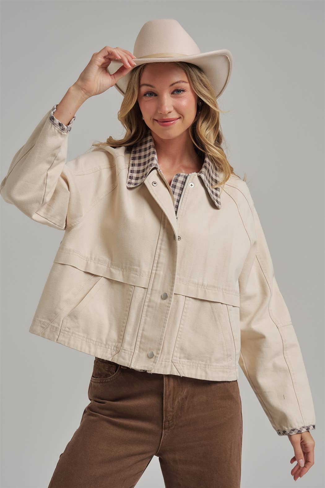 VINTAGE OXFORD CANVAS TWILL FALL JACKET