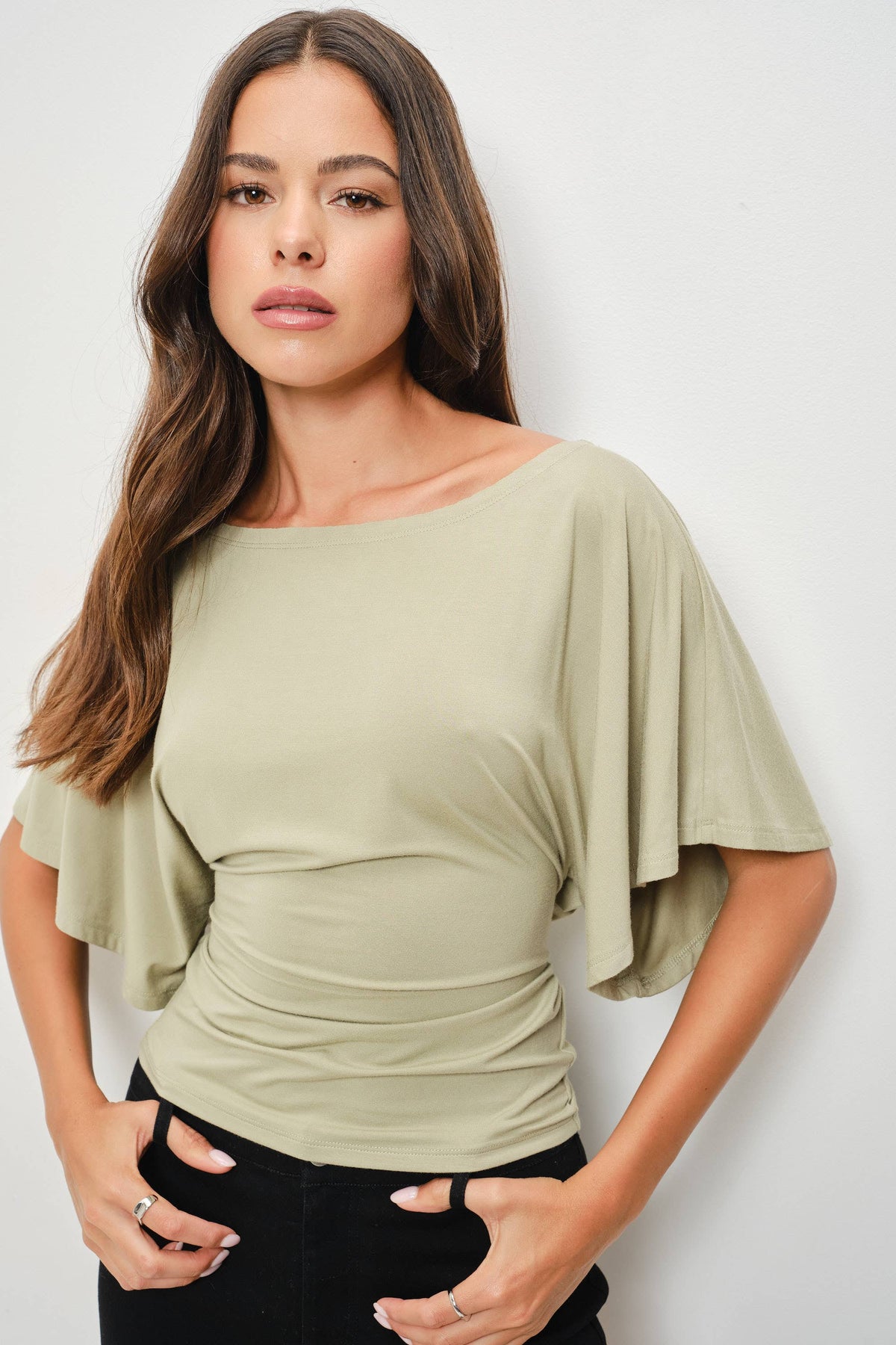 LANA BOAT NECK TIE BACK KNIT TOP