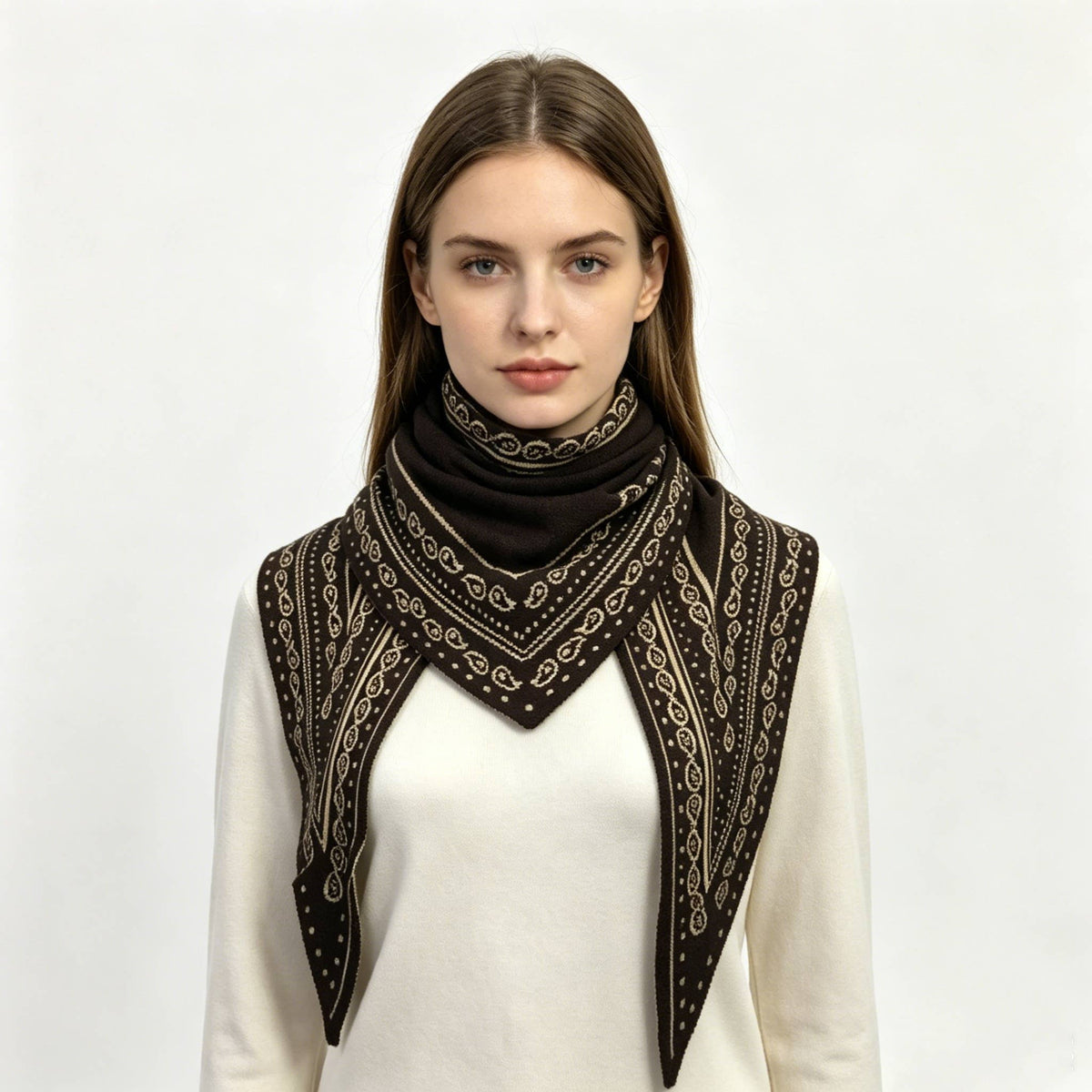 PAISLEY TRIANGLE SCARF, LVSC 292