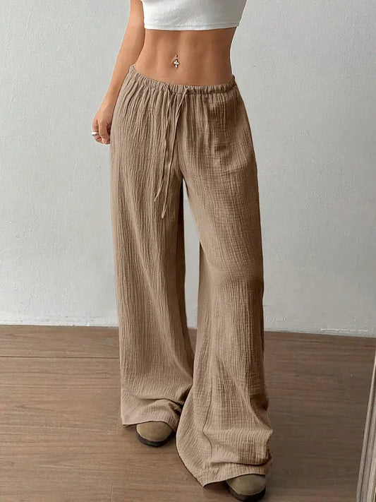 Wide-Leg Pull On Pant
