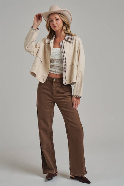 VINTAGE OXFORD CANVAS TWILL FALL JACKET