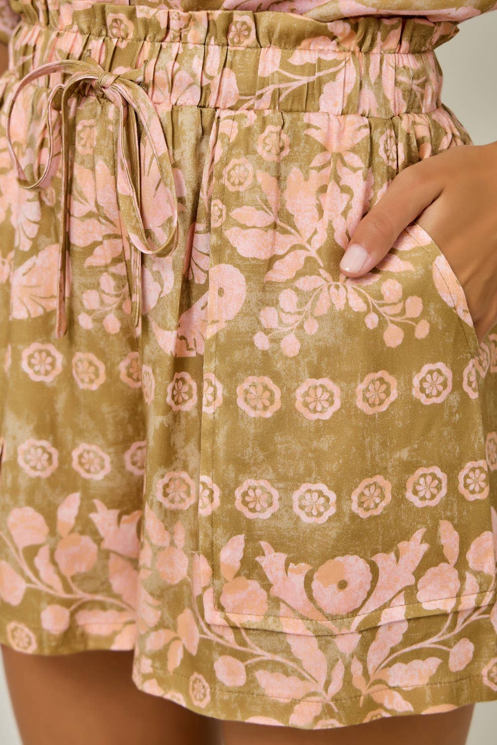 Botanical Tribal Print Shorts