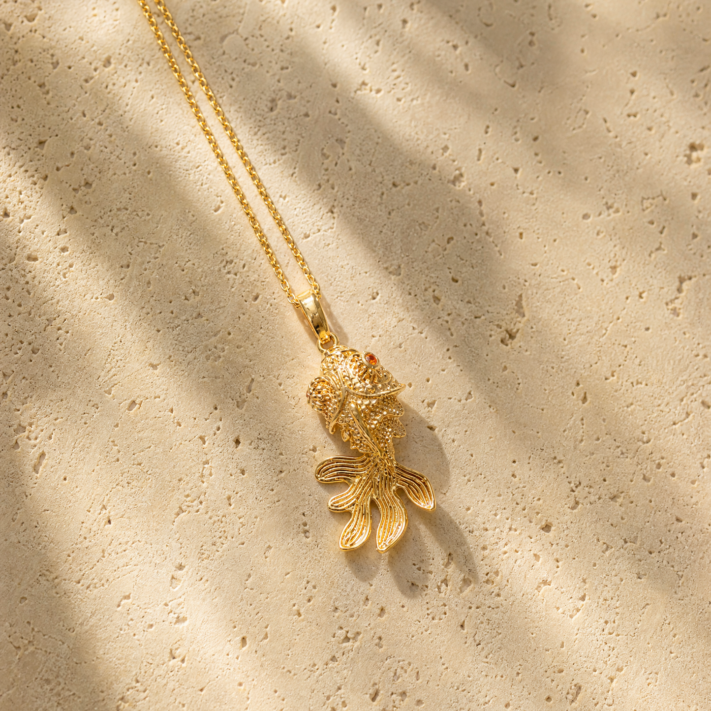 Golden Koi Necklace
