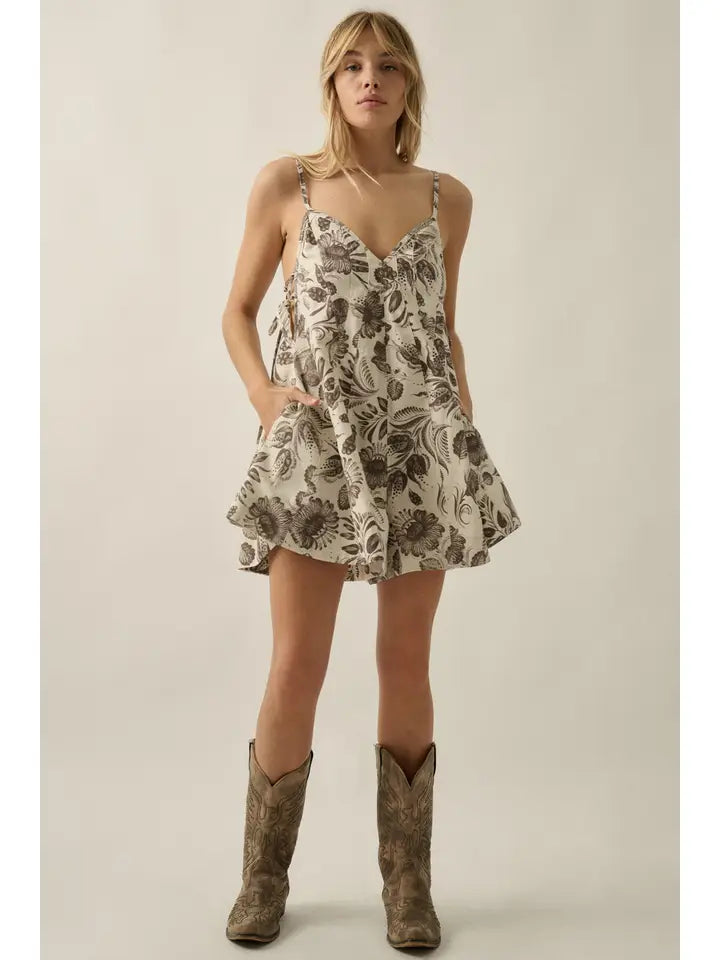 Floral Baby Doll Romper