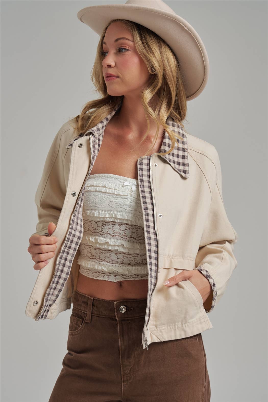 VINTAGE OXFORD CANVAS TWILL FALL JACKET