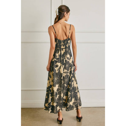 Floratique V Neck Maxi Dress