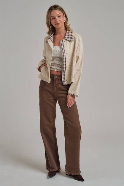 VINTAGE OXFORD CANVAS TWILL FALL JACKET
