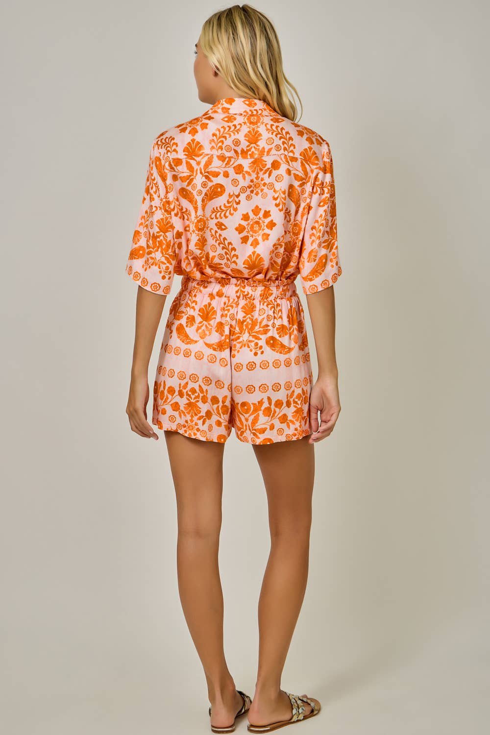 Botanical Tribal Print Shorts