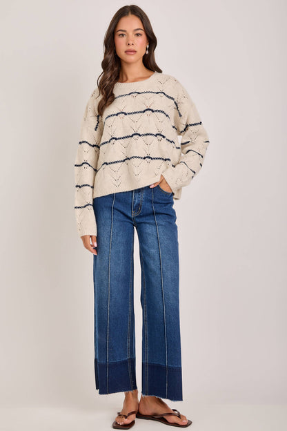 MID RISE WIDE LEG DENIM JEANS FRONT SEAM_JLB80128-01