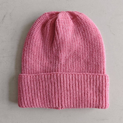 Casual Solid Color Knit Beanie Hat