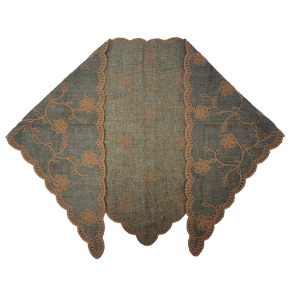 FLOWER TRIANGLE SCARF, WCLS 627