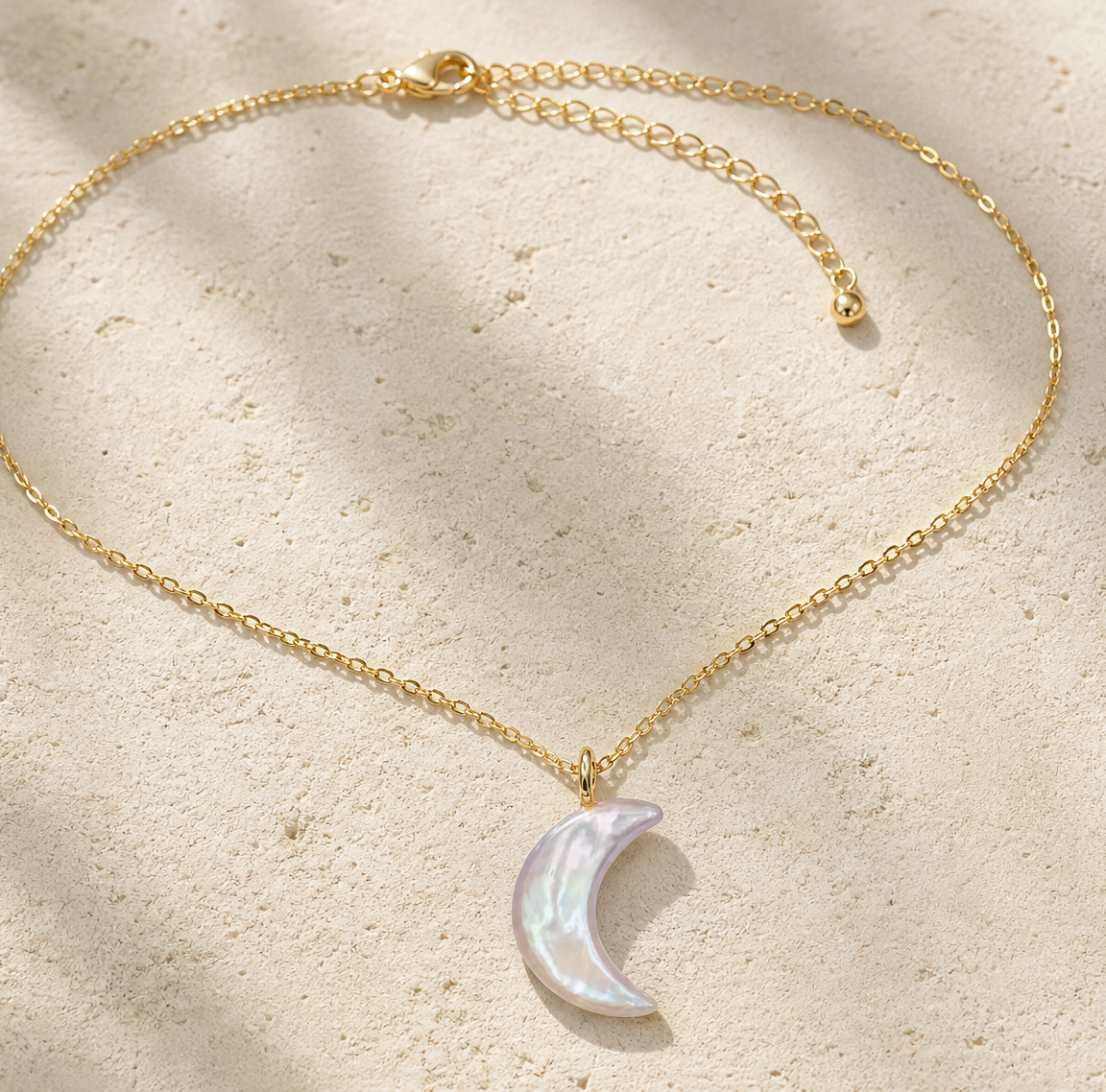 Moonlit Pearl Necklace