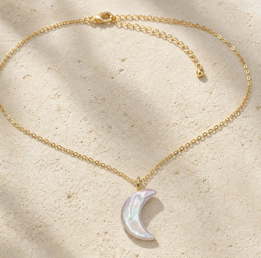 Moonlit Pearl Necklace