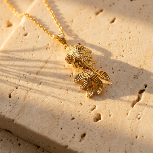Golden Koi Necklace