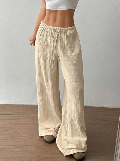 Wide-Leg Pull On Pant