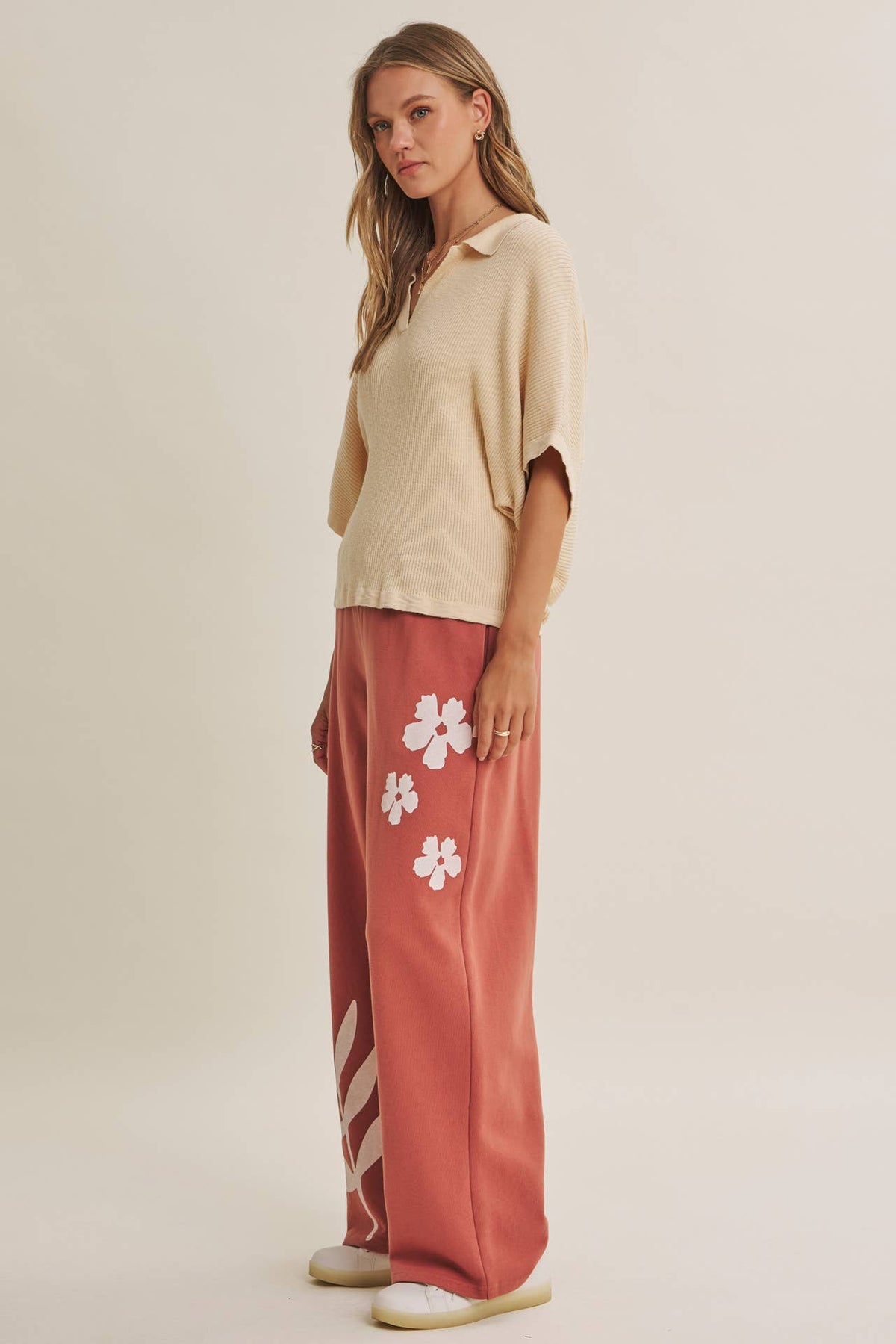 EASY LAYERING FAVORITE RELAXED SLUB RIB DOLMAN SWEATER