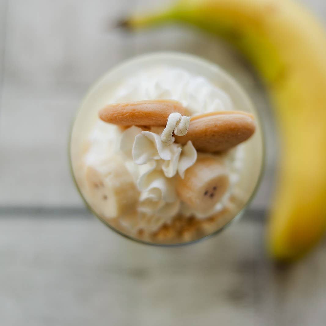 Dessert Candle Banana Cream Pie Soy Tumbler