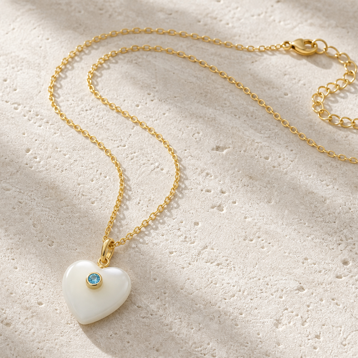 Ocean Heart Necklace