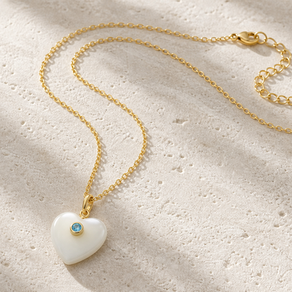 Ocean Heart Necklace
