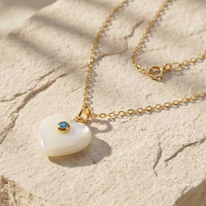 Ocean Heart Necklace