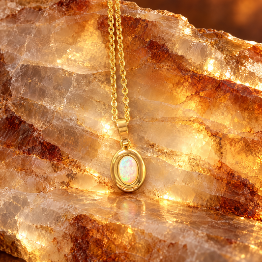 Marshlight Opal Necklace