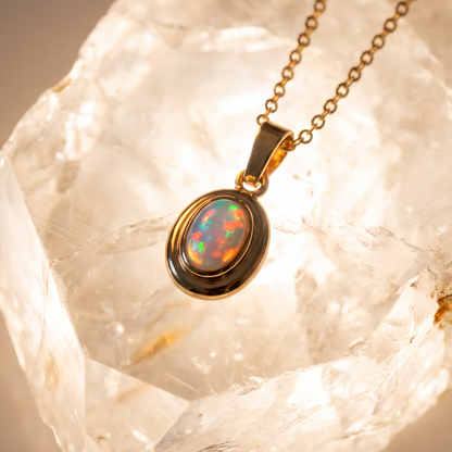 Marshlight Opal Necklace