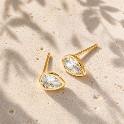 Golden Drop Earrings