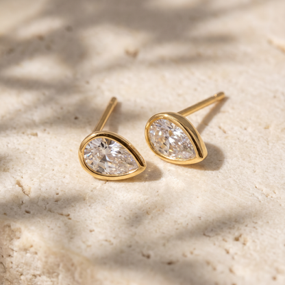 Golden Drop Earrings
