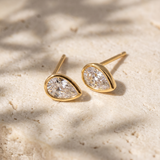 Golden Drop Earrings