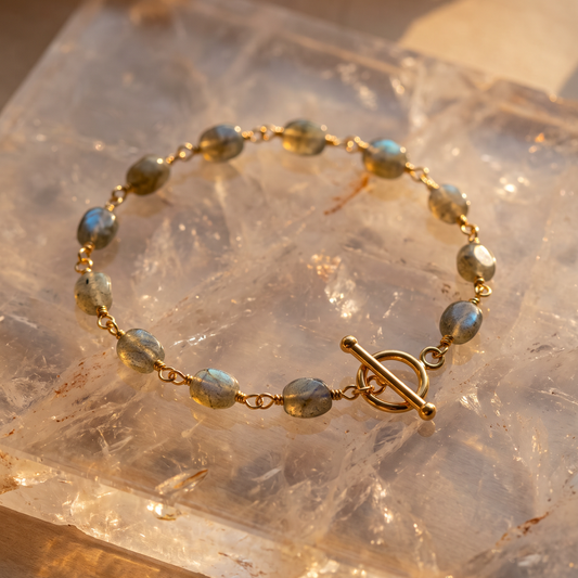 Tidal Moon Labradorite Bracelet