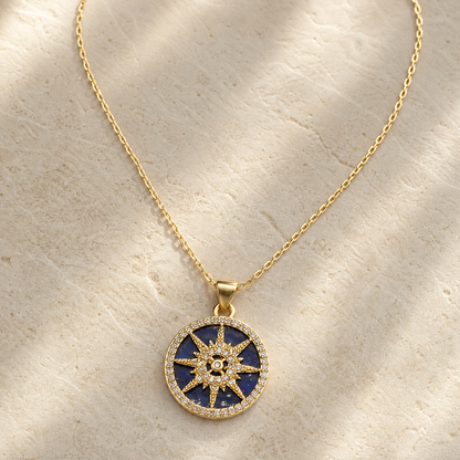 Blue Tide North Star Necklace