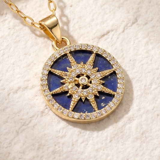 Blue Tide North Star Necklace