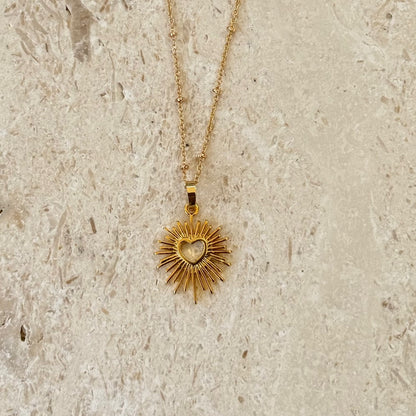 Soleil Heart Necklace