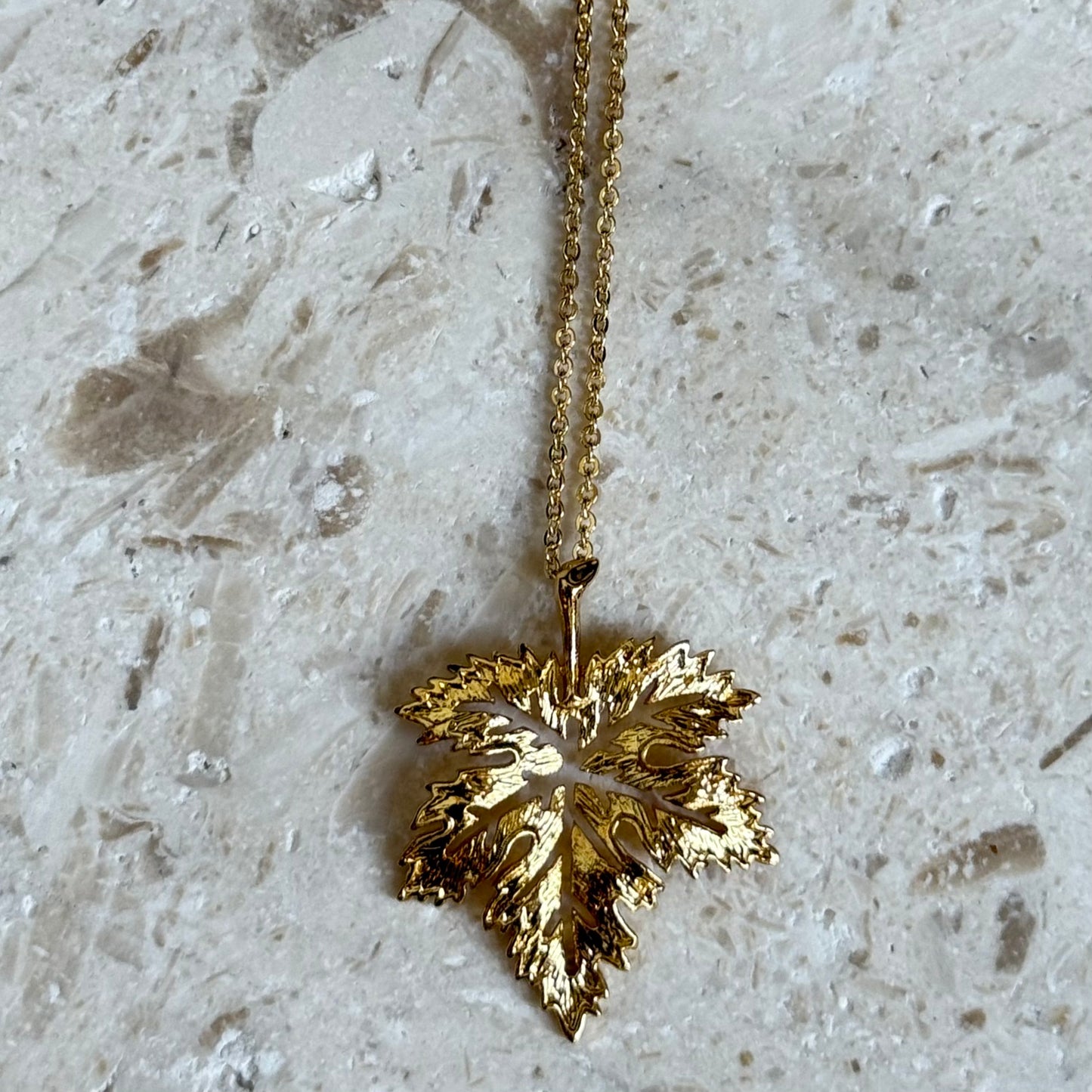 Golden Leaf Necklace