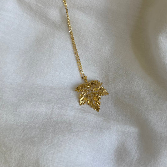 Golden Leaf Necklace